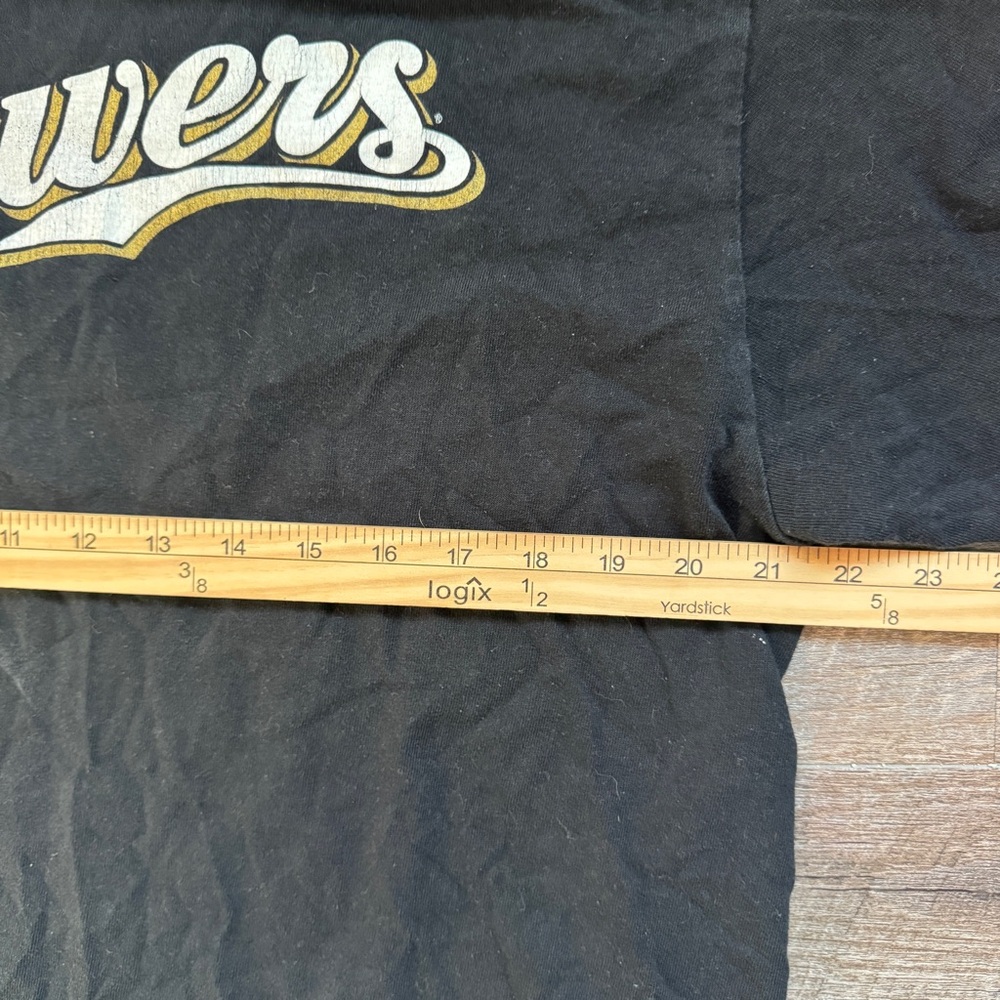 Milwaukee Brewers Shirt Mens XL Black  Majestic Yovani Gallardo #49 MLB Baseball - Picture 5 of 8